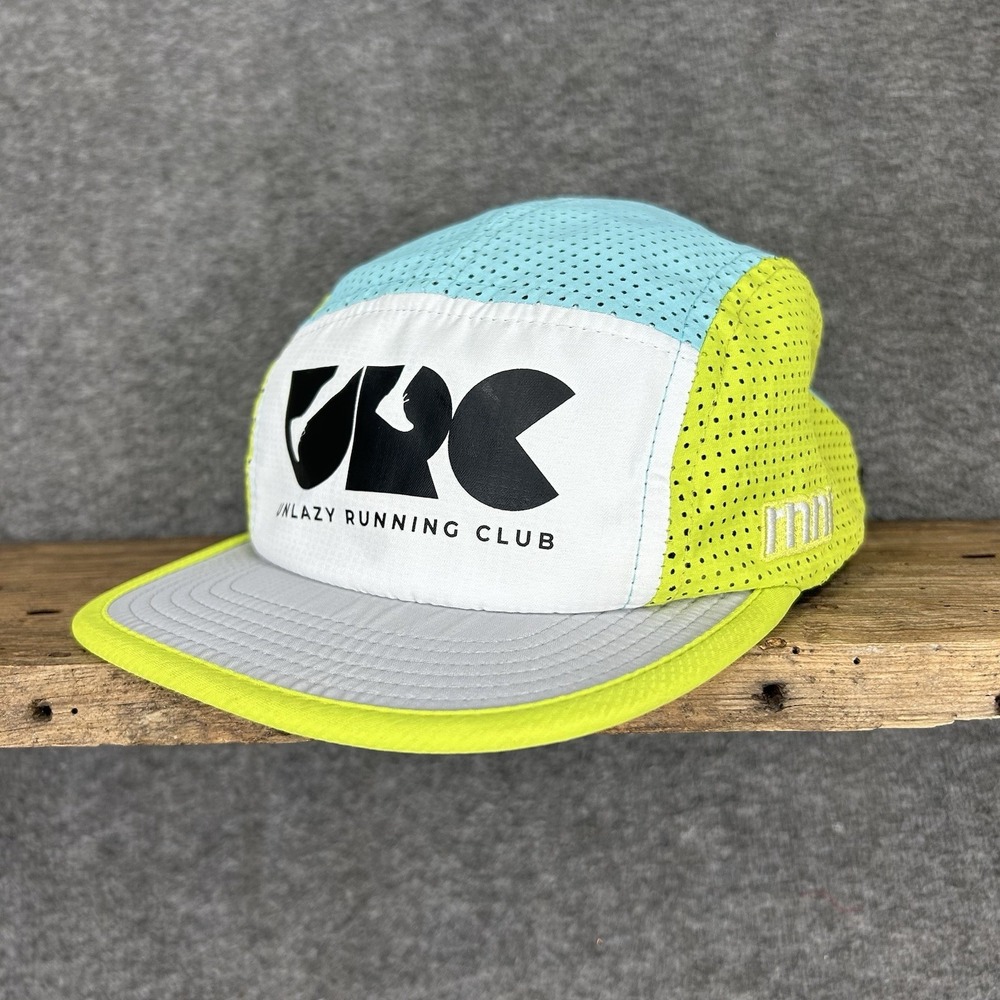 RNNR Hat Cap Adult S Colorblock Distance 5-Panel Ventilated Unlazy running club